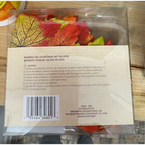 Fall Leaf Lights - Picture 2 of 2